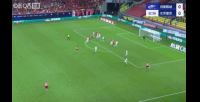 蓉城1-0领先国安！德尔加多抢点破门&甘超传中助攻，侯森反应不及
